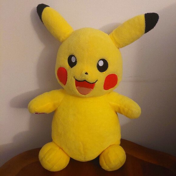 2017 BAB Build-A-Bear Workshop Pokemon Pikachu Plush Stuffed Animal Toy 18" - Picture 1 of 6